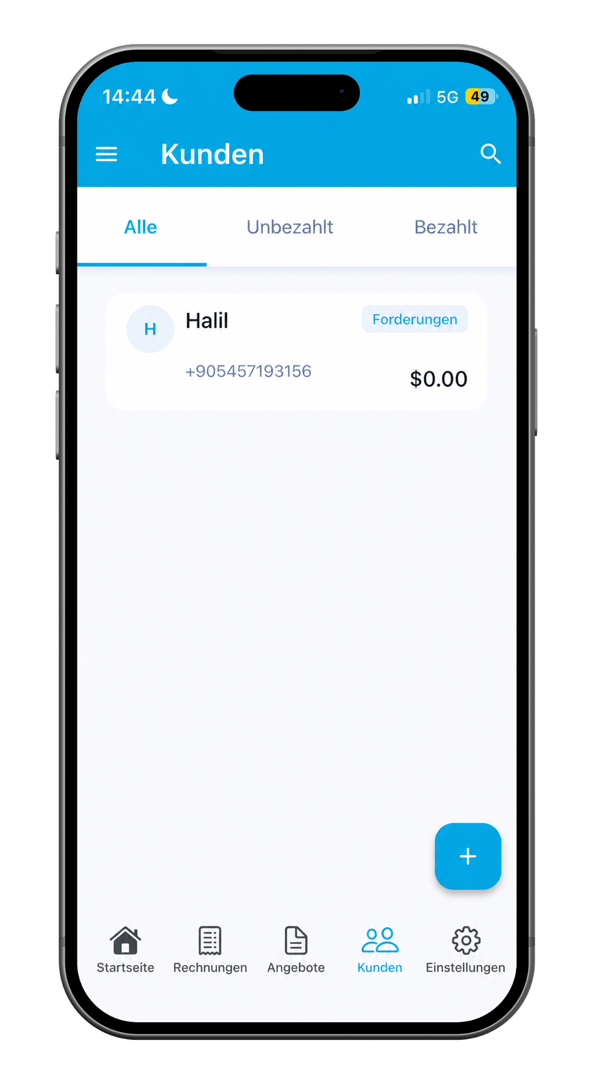 Customer history — WinnerInvoice