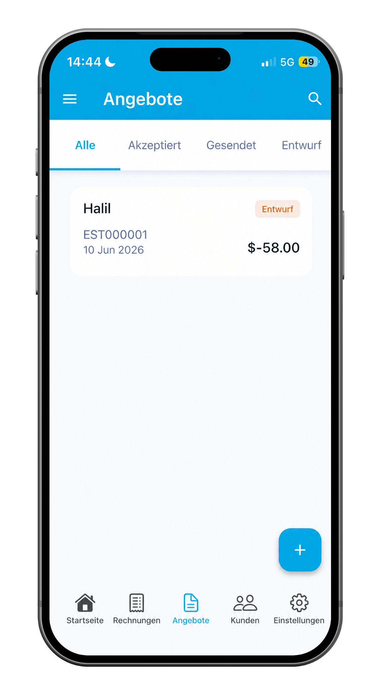 Estimate maker — WinnerInvoice