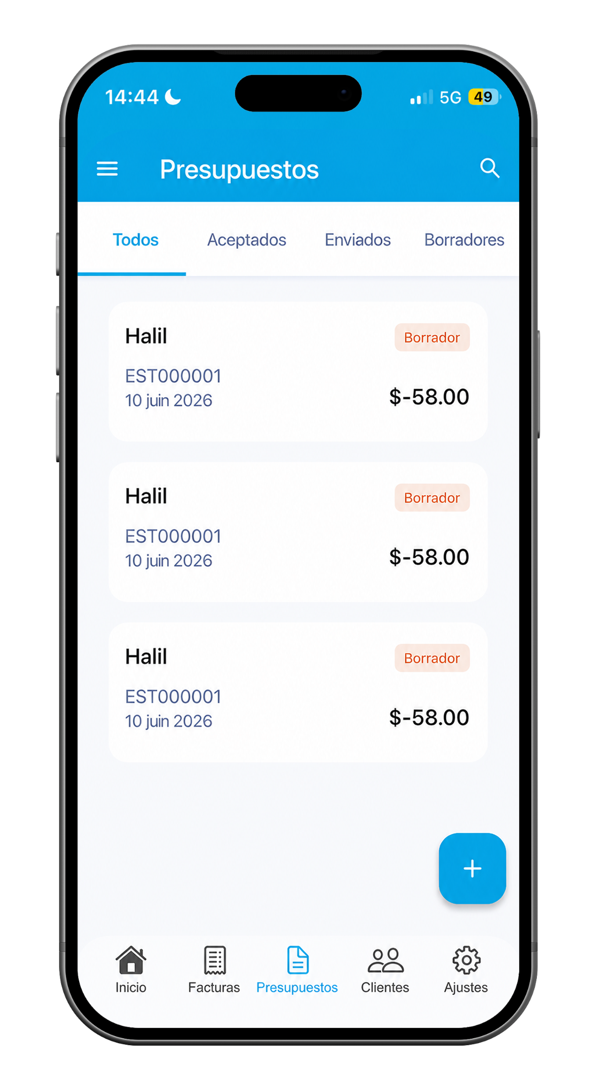 Estimate maker — WinnerInvoice