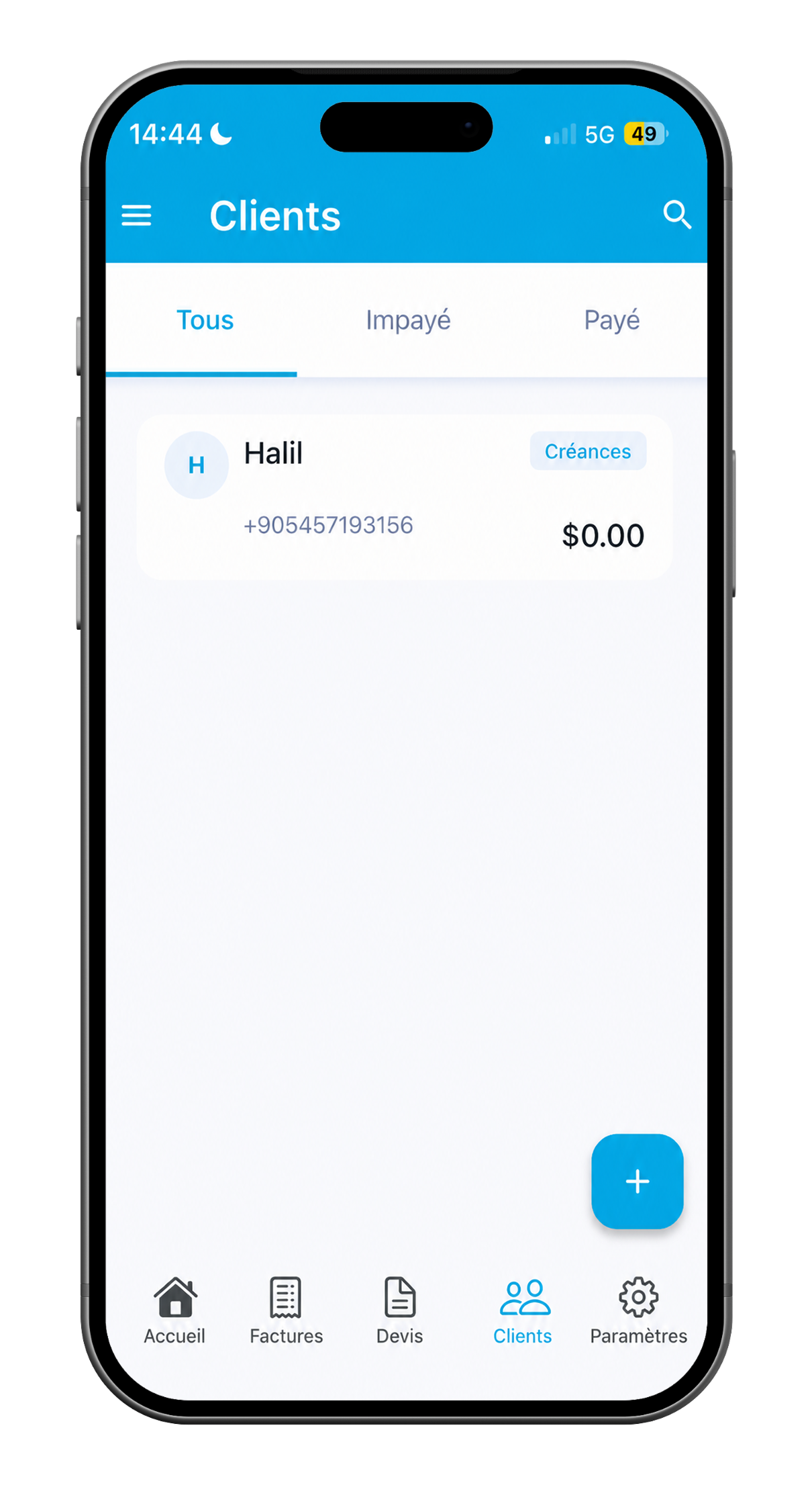 Customer history — WinnerInvoice